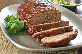 Meatloaf with smoked cheese sauce